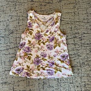Women’s floral American Eagle tank NWOT